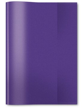 Heftschoner PP A5 transparent/violett