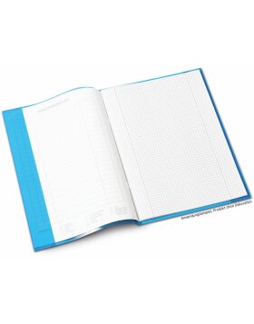 Exercise book cover PP A4 transparent/yellow
