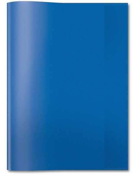 Heftschoner PP A4 transparent-blau