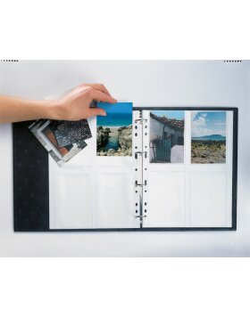 Bulkpak Fotofaanhoezen 9x13 cm staand wit 250 stuks