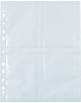 Fotophan transparent photo pockets 9x13cm vert. white 250 p.
