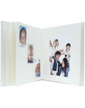 A66DF1 Album white with leather cover 20x20 cm