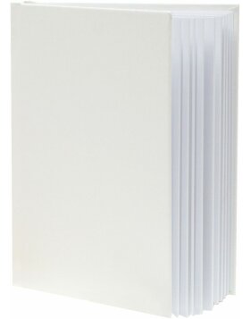 A66DF1 Album adhésif blanc avec couverture en cuir 20x20 cm