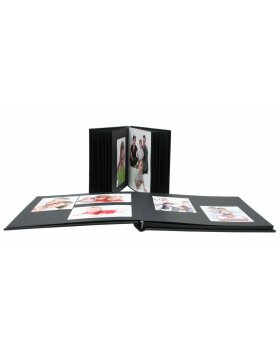 A66DF2 Album black with leather cover 20x20 cm
