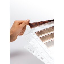 HERMA Negativhüllen transparent für 7 x 5 Streifen 100 Stück