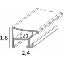 s021d1 Zilverkleurig aluminium frame 21x29,7 cm