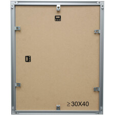 s021d7 Grijs gekleurd aluminium frame 15x20 cm
