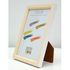 S233H1 Frame in natural wood with white side 30x40 cm