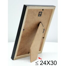 S233H2 Frame in natural wood with black side 10x15 cm
