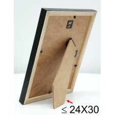 S233H2 Frame in natural wood with black side 18x24 cm