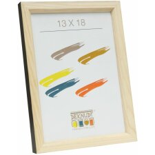 S233H2 Frame in natural wood with black side 20x30 cm