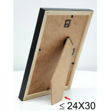 S233H2 Frame in natural wood with black side 24x30 cm