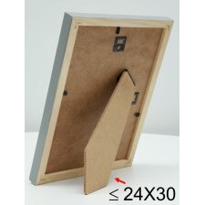 S233H7 Cadre en bois couleur naturelle avec bord extérieur gris 9x13 cm