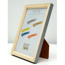 S233H7 Frame in natural wood with grey side 13x18 cm