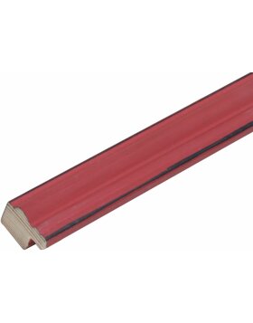 S235F4 Cornice rossa in stile rustico 13x18 cm