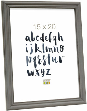 S235F7 Grey picture frame in rustic style 20x30 cm
