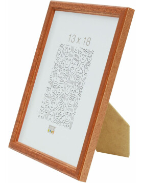 S236H2 Photo frame in brown wood 30x40 cm