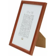 S236H3 Photo frame in dark brown wood 40x50 cm