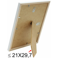 S236K1 Photo frame in white wood 13x18 cm