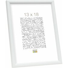 S236K1 Photo frame in white wood 21x29,7 cm
