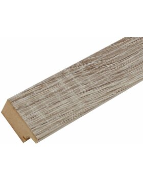 Cornice di legno Deknudt S49BH3 grigio 20x20 cm