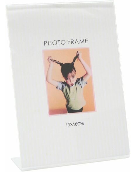 S58RL1 Rahmen mit Kunststoffaufsteller f&uuml;r ein vertikales Bild 5,5x8,6 cm