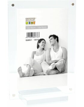 S58SC1 Magnetic and transparent photo frame with support...
