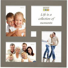 S65SK9 Multi print frame in taupe for 4 photos 10x15 cm