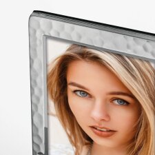 ZEP Metall-Doppelrahmen DS50 silber glänzend 2 Fotos 13x18 cm