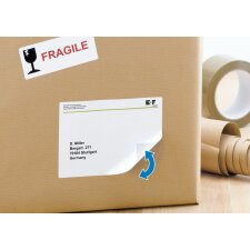 Etichette indirizzo A4 bianco 99,1x67,7 mm carta riposizionabile opaca 800 pz.