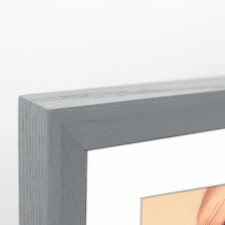 Glasgow wooden frame 20x25 cm gray