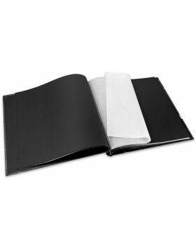 ZEP Fotoalbum Umbria schwarz 30x30 cm 60 schwarze Seiten