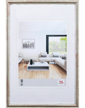 Bozen wooden frame 10x15 cm silver