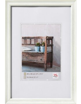 Bench wooden frame 10x15 cm white