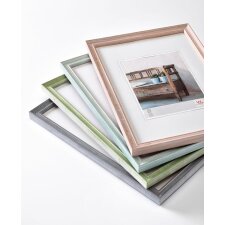 Bench wooden frame 13x18 cm green
