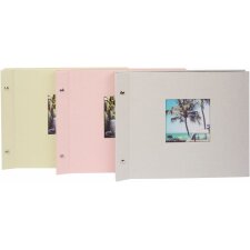 Goldbuch álbum con tapa de rosca Bella Vista pastel surtido 30x25 cm 40 páginas negras