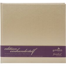 Guestbook edition 111 gold 25x23,5 cm