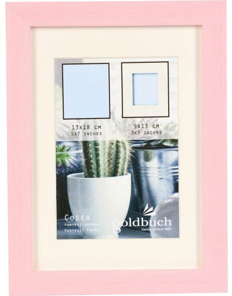 Photo frame Cosea 13x18 cm pink