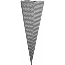 School cone grey handicraft school cone 68 cm