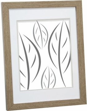 S43AD2 Photo frame with mount in bronze colour