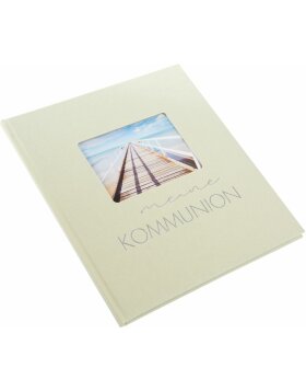 Album per la Comunione Goldbuch lino verde lime 23x25 cm 44 pagine