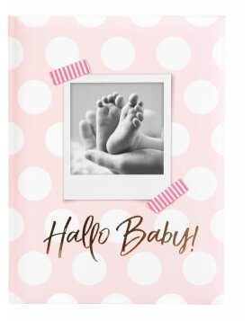 Baby diary hello baby pink