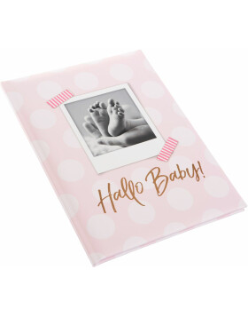 Goldbuch Babytagebuch Hallo Baby rosa 21x28 cm 44 illustrierte Seiten