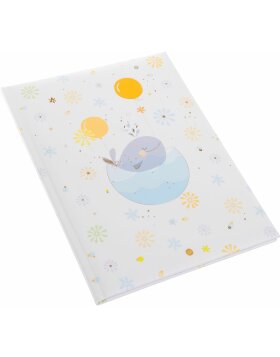 Goldbook Baby Diary Little Whale blu 21x28 cm 44 pagine illustrate
