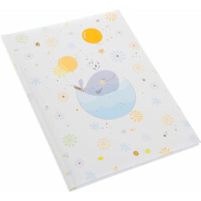 Goldbuch Babytagebuch Little Whale blau 21x28 cm 44 illustrierte Seiten