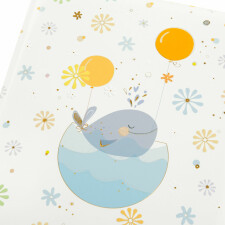 Goldbook Baby Diary Little Whale blu 21x28 cm 44 pagine illustrate