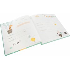 Goldbuch Álbum Bebé Bienvenido pequeño menta 30x31 cm 60 páginas blancas
