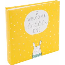Goldbuch Album pour bébé Welcome little one jaune 25x25 cm 60 pages blanches