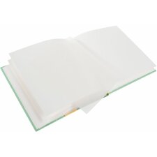 Goldbuch Álbum Bebé Bienvenido pequeño menta 25x25 cm 60 páginas blancas