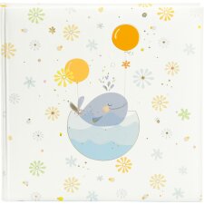Photo album Little Whale blue 25x25 cm